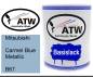 Preview: Mitsubishi, Carmel Blue Metallic, B67: 1L Lackdose, von ATW Autoteile West.